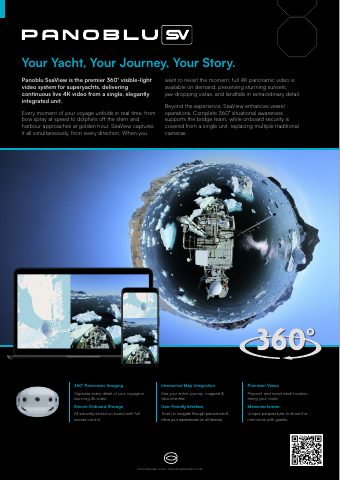 First page of the Panoblu Seaview leaflet